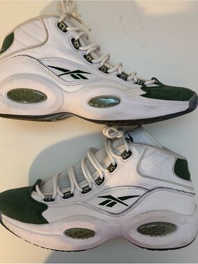 Reebok Question Mid Michigan State - Mens Size 10 - ID6600